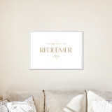 My Redeemer Lives Printable Wall Art