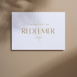 My Redeemer Lives Printable Wall Art