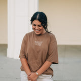 Hold Fast to What is Good Graphic Tee in Camel