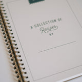 Linen Textured Recipe Book